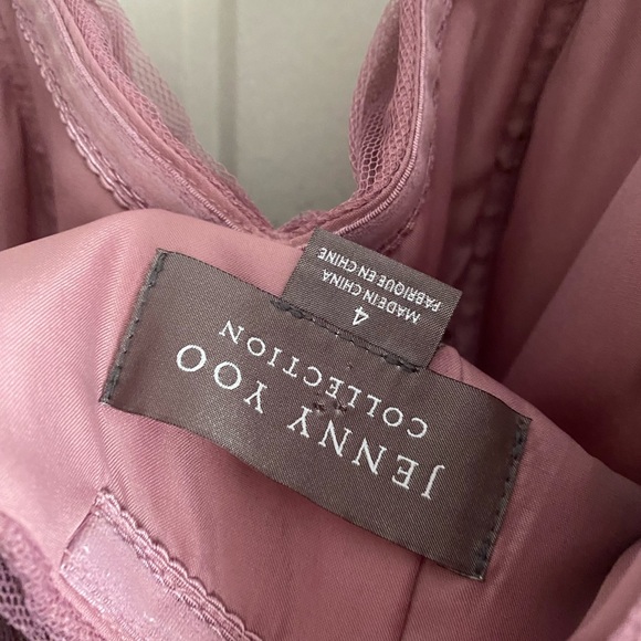 Jenny Yoo collection strapless evening gown bridesmaids dress - Picture 7 of 7